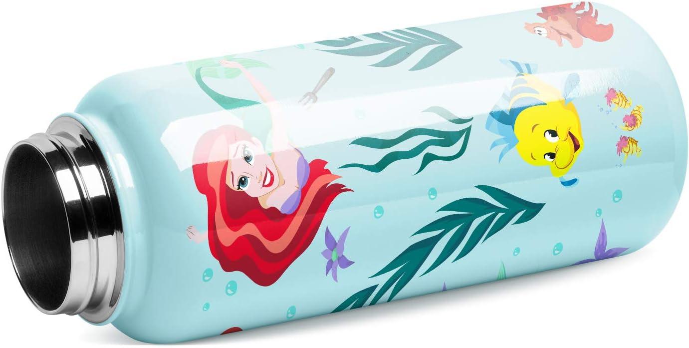 imageSimple Modern Summit Water Bottle with Straw Lid Bluey 30oz Leak Proof Stainless Steel Insulated Cup Gifts for Her Him Bluey StripesDisney The Little Mermaid Ariels Treasures