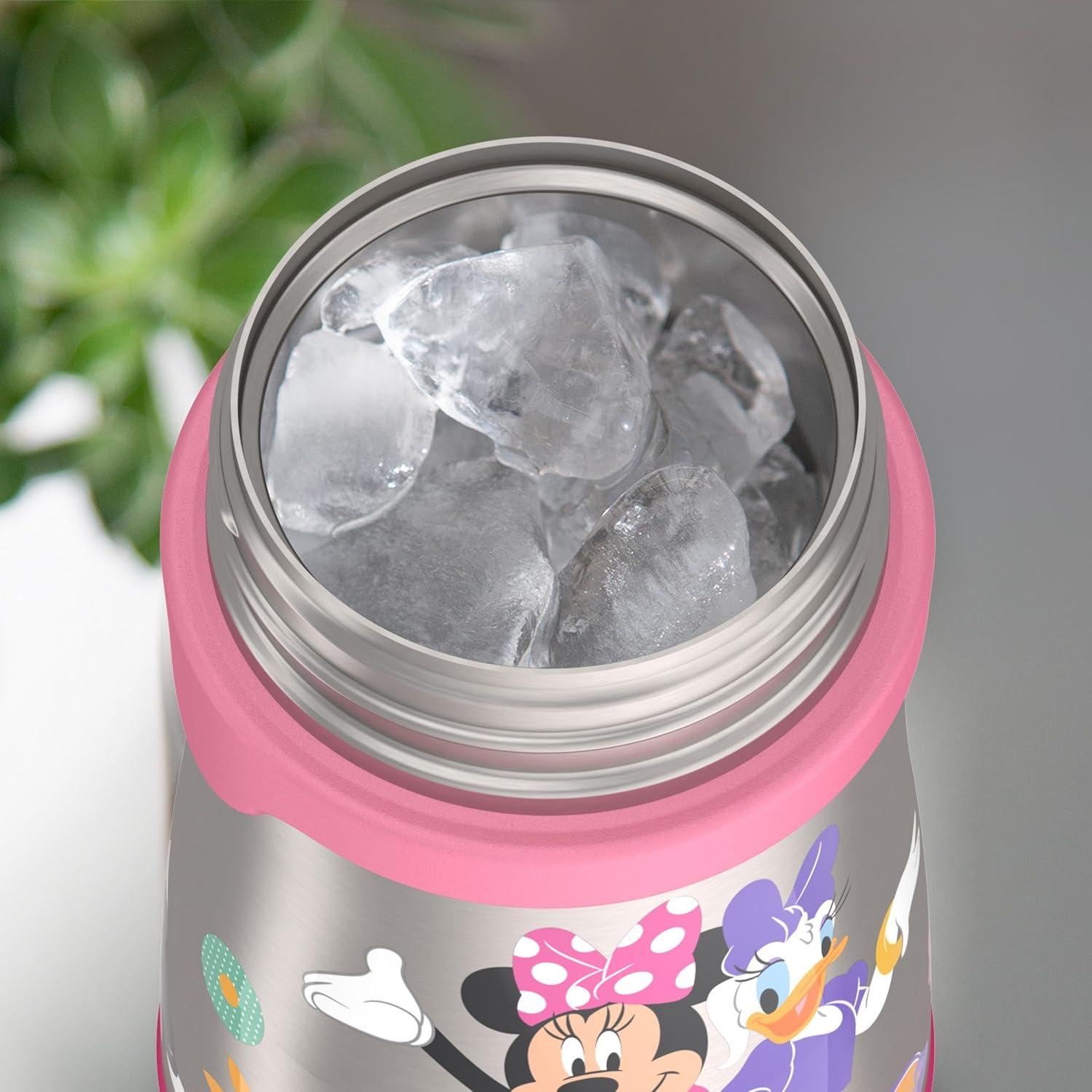 imageThermos Baby 10 oz Stainless Steel Bottle with popup straw BlueyMinnie Mouse