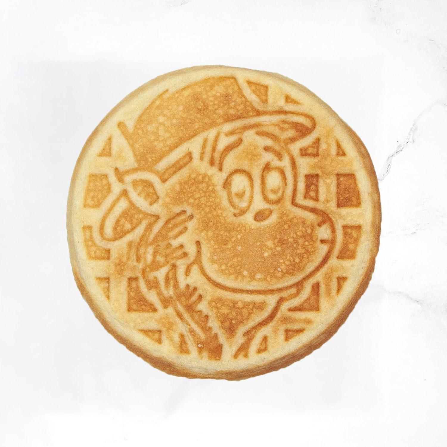 imageUncanny Brands Bluey Mini Waffle Maker Fun Character Waffles Easy to Use and CleanDr Seuss