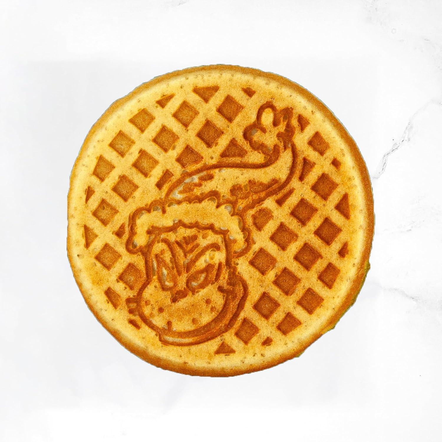 imageUncanny Brands Bluey Mini Waffle Maker Fun Character Waffles Easy to Use and CleanDr Seuss The Grinch