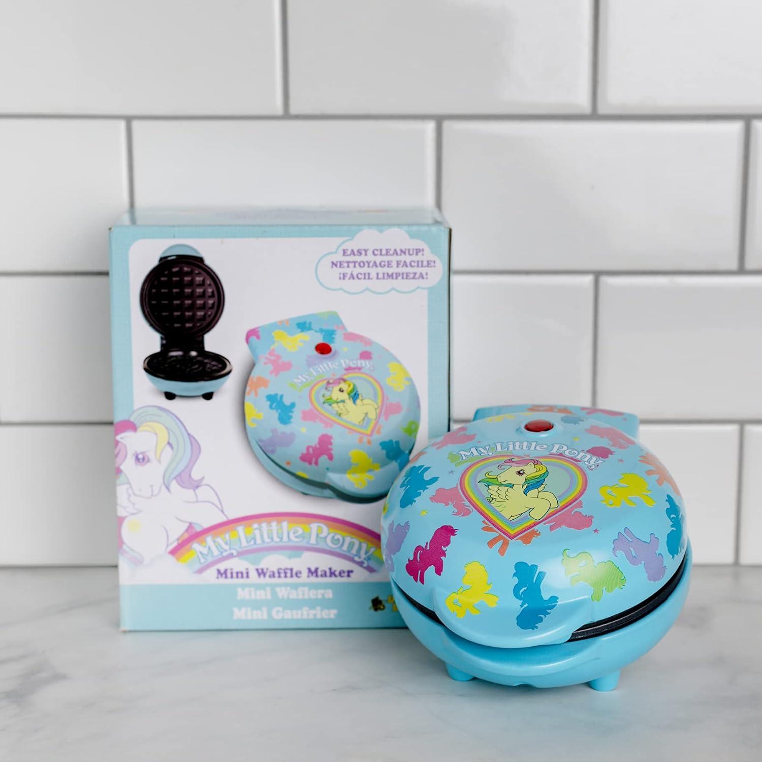 imageUncanny Brands Bluey Mini Waffle Maker Fun Character Waffles Easy to Use and CleanMy Little Pony