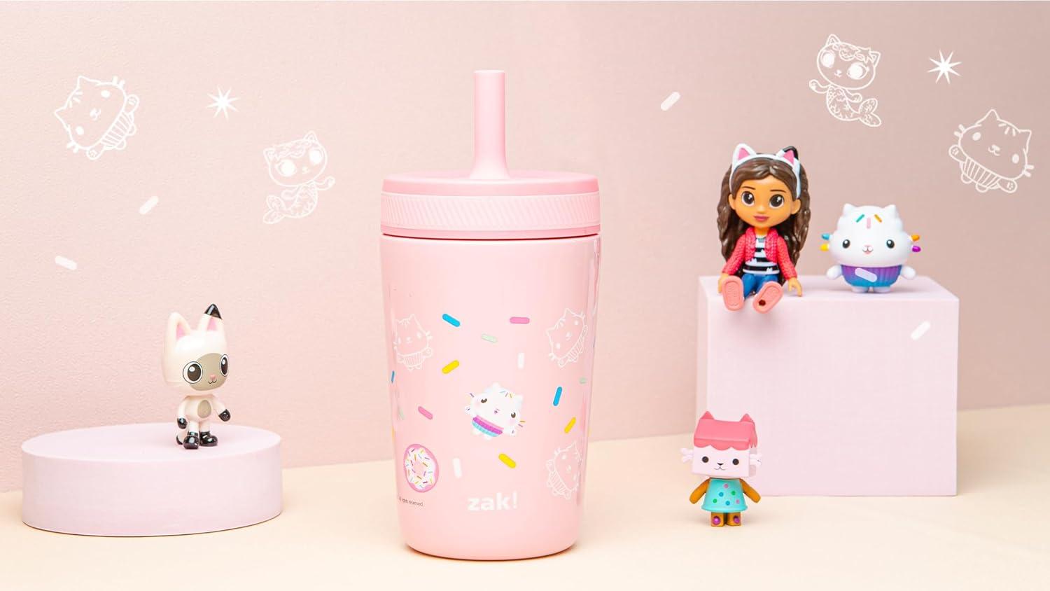 imageZak Designs Bluey Kelso Toddler Cups For Travel or At Home 12oz Vacuum Insulated Stainless Steel Sippy Cup With LeakProof Design is Perfect For Kids Bluey Bingo Grandad MortGabbys Dollhouse
