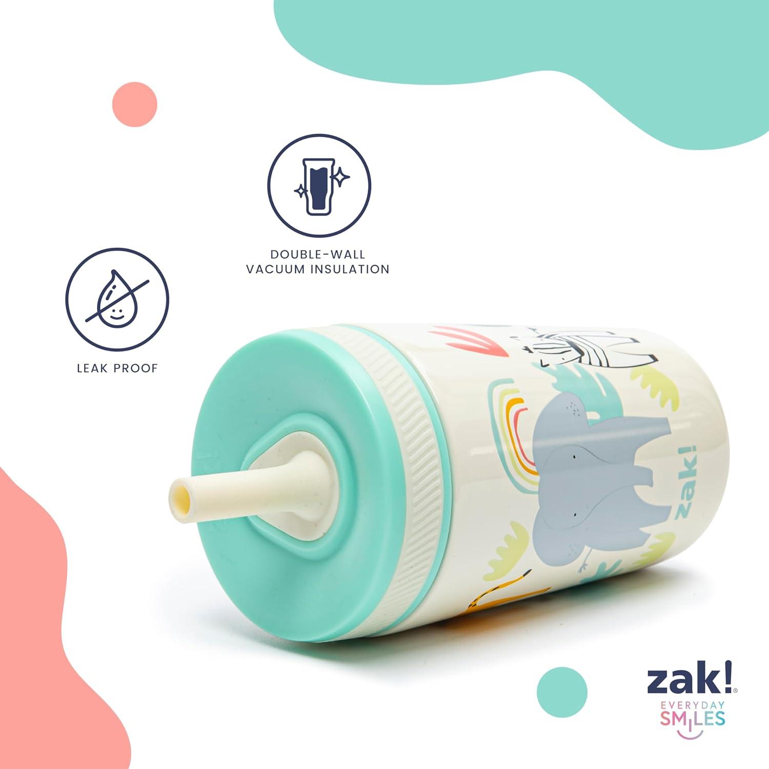 imageZak Designs Bluey Kelso Toddler Cups For Travel or At Home 12oz Vacuum Insulated Stainless Steel Sippy Cup With LeakProof Design is Perfect For Kids Bluey Bingo Grandad MortFanciful Unicorn