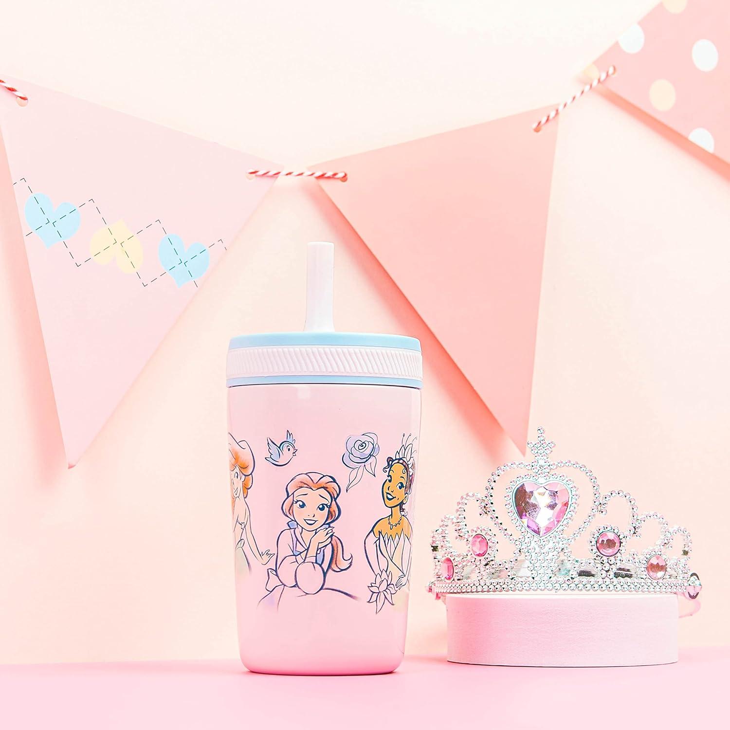 imageZak Designs Bluey Kelso Toddler Cups For Travel or At Home 12oz Vacuum Insulated Stainless Steel Sippy Cup With LeakProof Design is Perfect For Kids Bluey Bingo Grandad MortPrincess