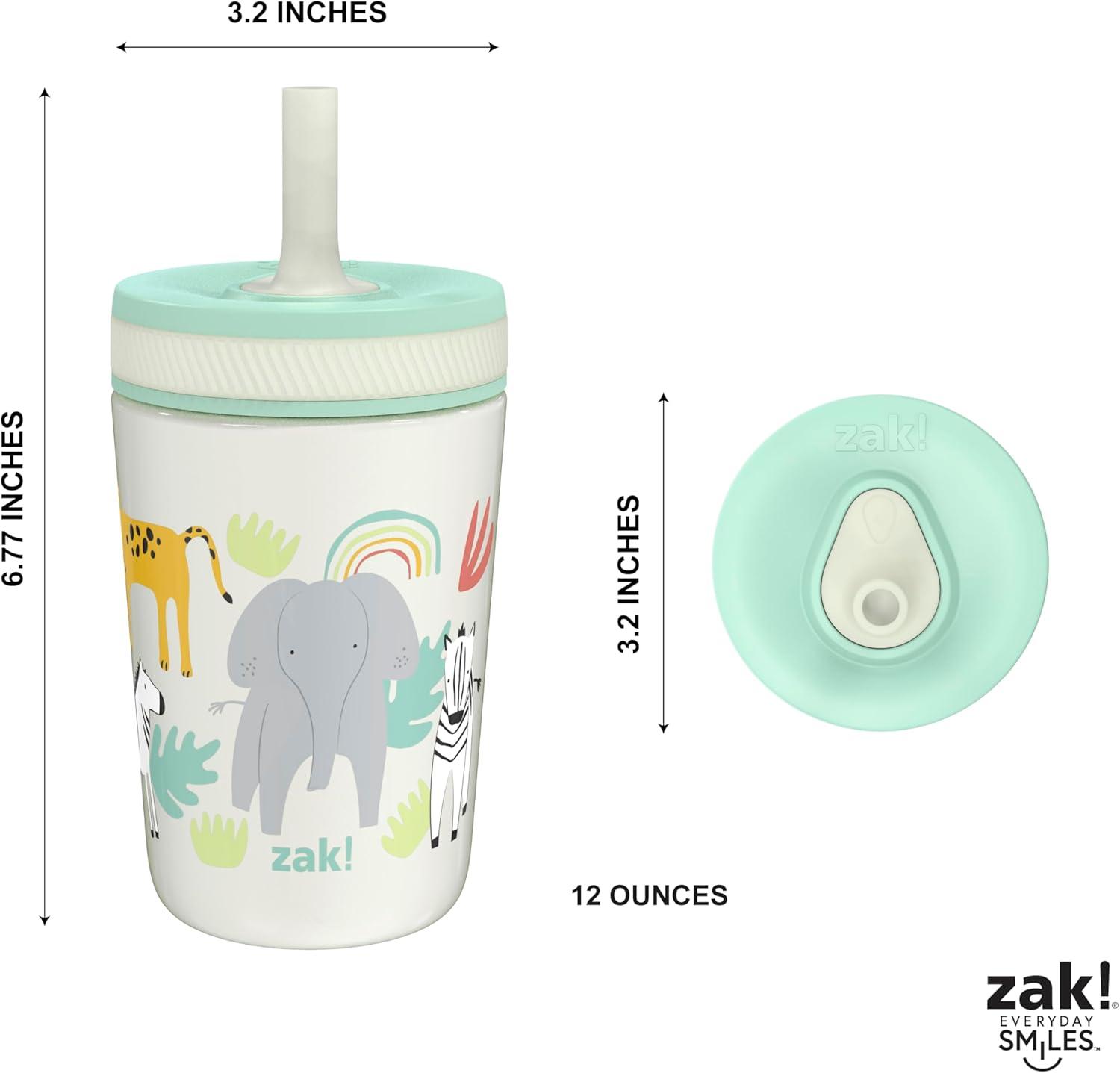 imageZak Designs Bluey Kelso Toddler Cups For Travel or At Home 12oz Vacuum Insulated Stainless Steel Sippy Cup With LeakProof Design is Perfect For Kids Bluey Bingo Grandad MortSafari