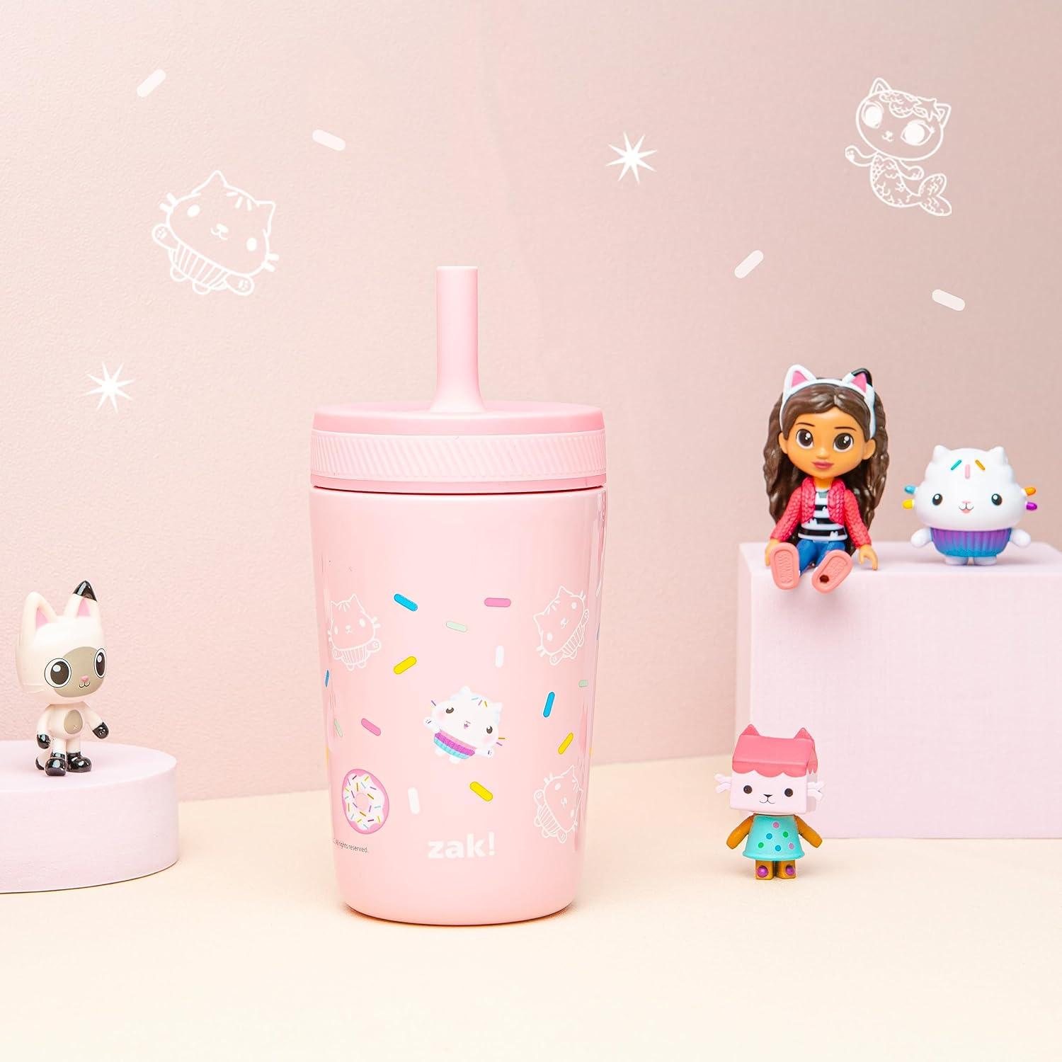 imageZak Designs Bluey Kelso Toddler Cups For Travel or At Home 12oz Vacuum Insulated Stainless Steel Sippy Cup With LeakProof Design is Perfect For Kids Bluey Bingo Grandad MortGabbys Dollhouse
