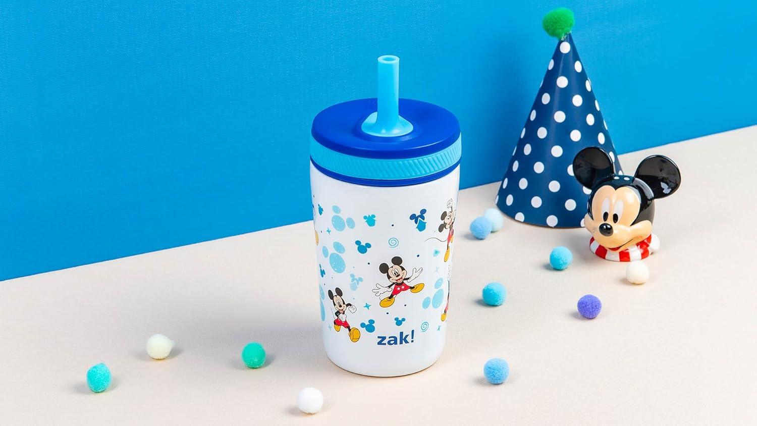 imageZak Designs Bluey Kelso Toddler Cups For Travel or At Home 12oz Vacuum Insulated Stainless Steel Sippy Cup With LeakProof Design is Perfect For Kids Bluey Bingo Grandad MortMickey