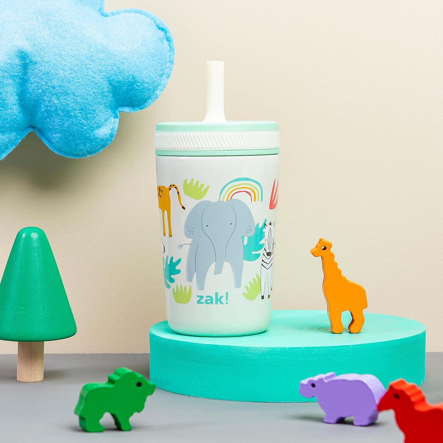 imageZak Designs Bluey Kelso Toddler Cups For Travel or At Home 12oz Vacuum Insulated Stainless Steel Sippy Cup With LeakProof Design is Perfect For Kids Bluey Bingo Grandad MortSafari