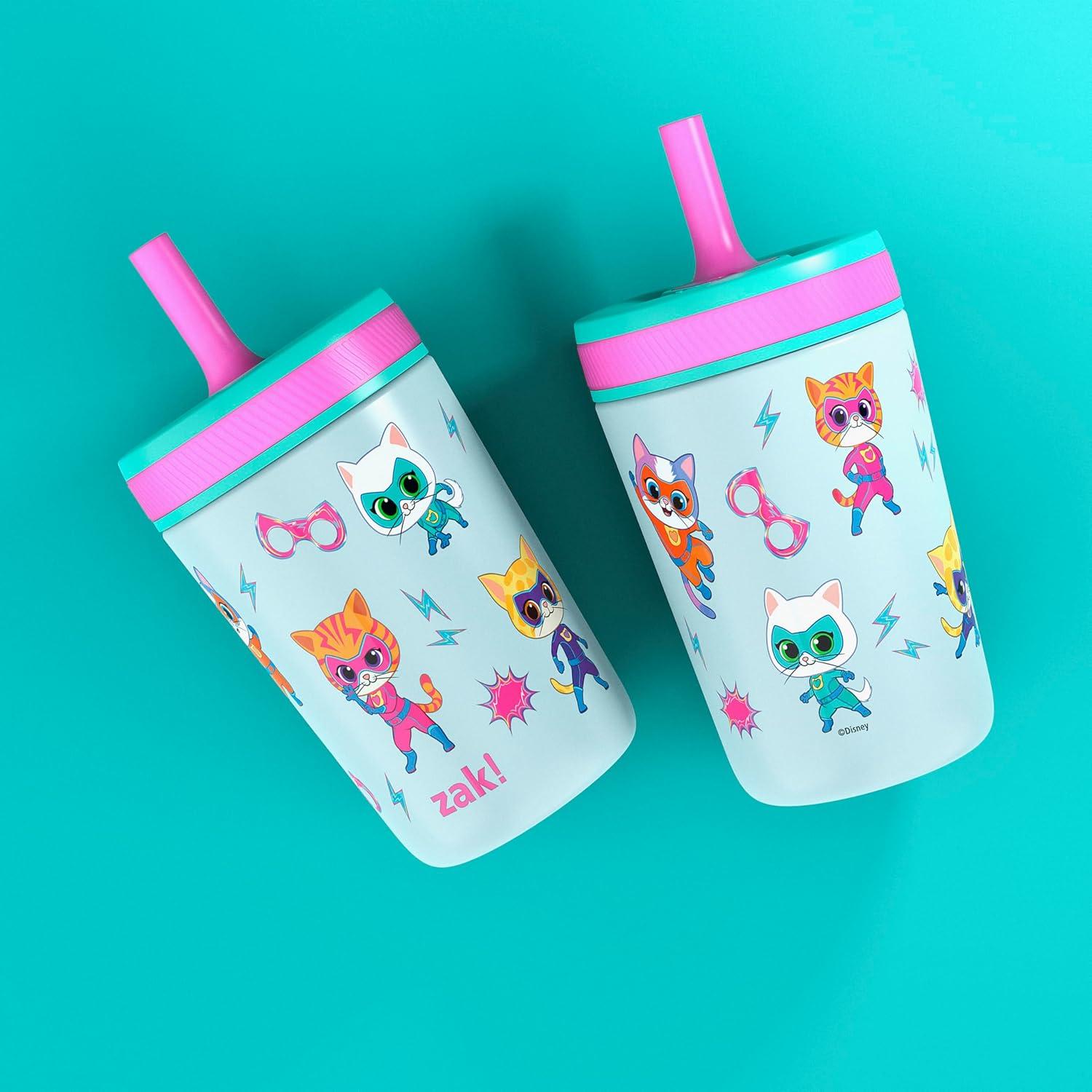 imageZak Designs Bluey Kelso Toddler Cups For Travel or At Home 12oz Vacuum Insulated Stainless Steel Sippy Cup With LeakProof Design is Perfect For Kids Bluey Bingo Grandad MortSuperKitties Ginny Sparks Buddy Bitsy