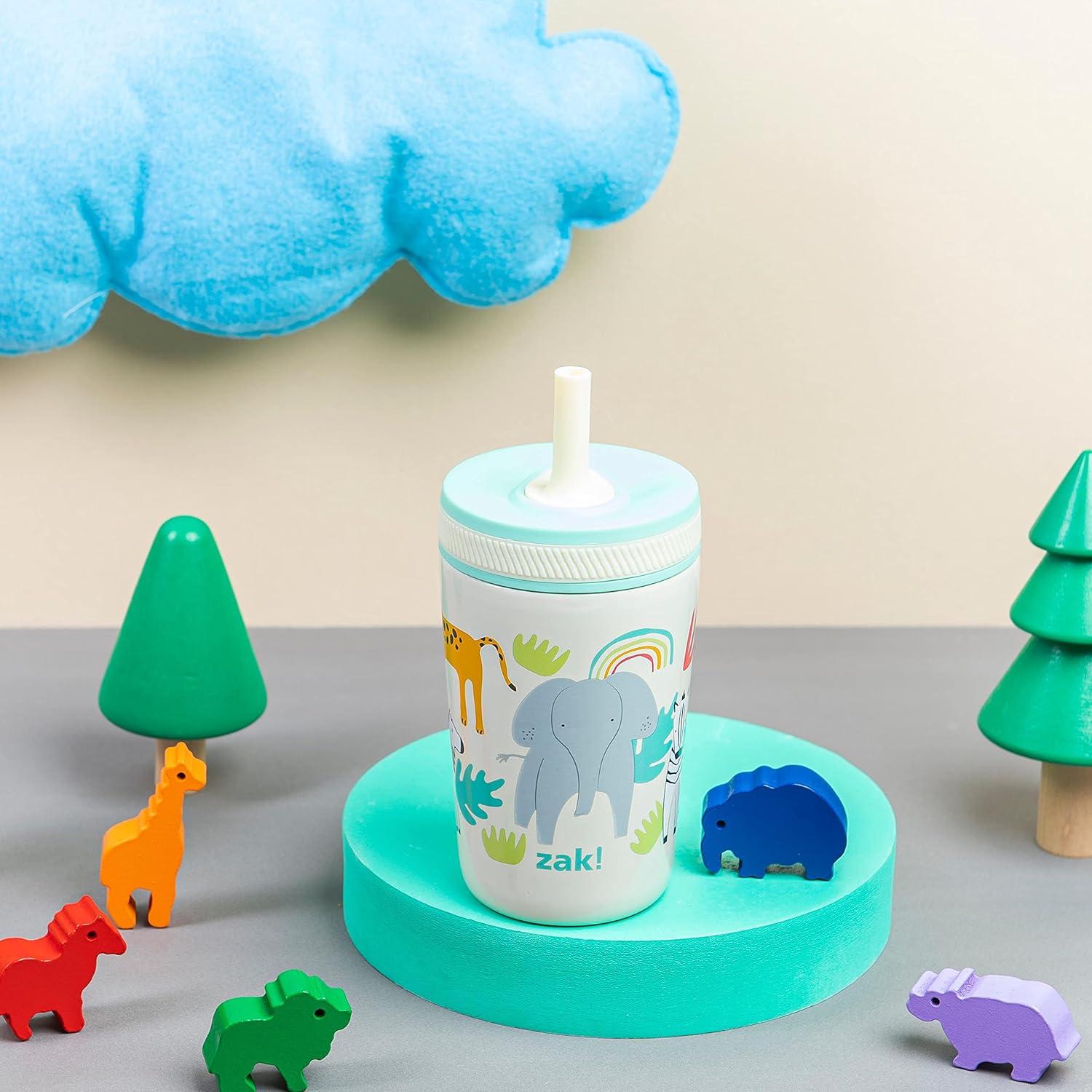 imageZak Designs Bluey Kelso Toddler Cups For Travel or At Home 12oz Vacuum Insulated Stainless Steel Sippy Cup With LeakProof Design is Perfect For Kids Bluey Bingo Grandad MortSafari