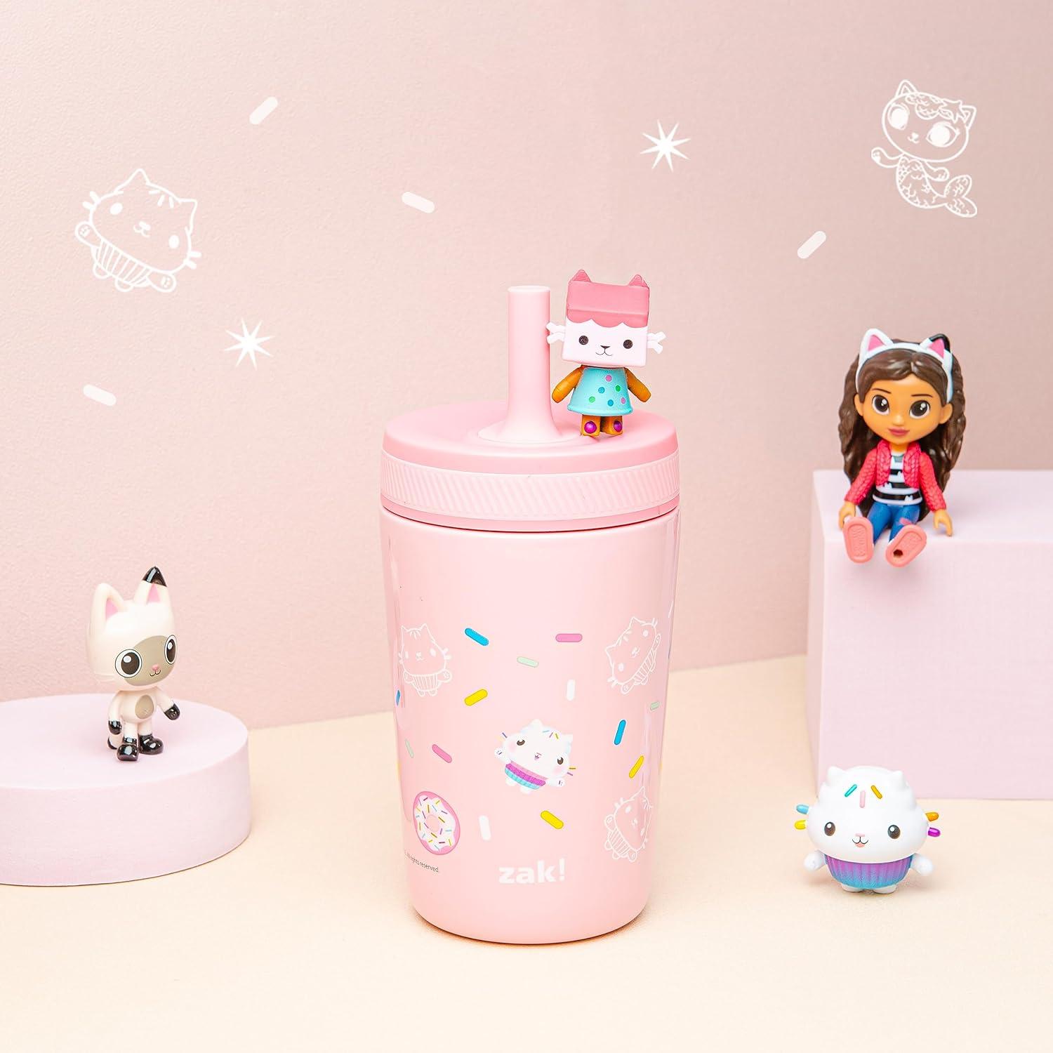 imageZak Designs Bluey Kelso Toddler Cups For Travel or At Home 12oz Vacuum Insulated Stainless Steel Sippy Cup With LeakProof Design is Perfect For Kids Bluey Bingo Grandad MortGabbys Dollhouse