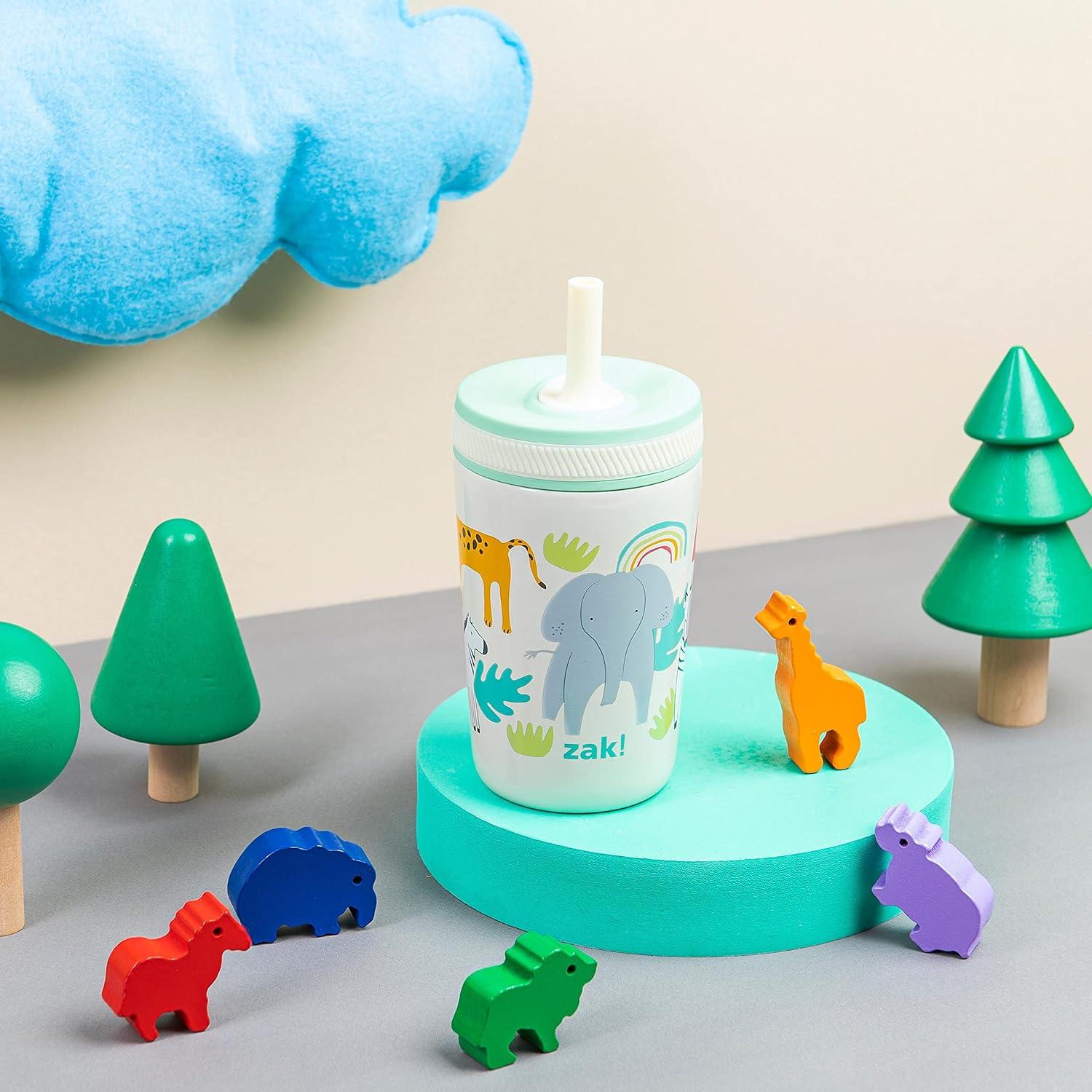 imageZak Designs Bluey Kelso Toddler Cups For Travel or At Home 12oz Vacuum Insulated Stainless Steel Sippy Cup With LeakProof Design is Perfect For Kids Bluey Bingo Grandad MortSafari