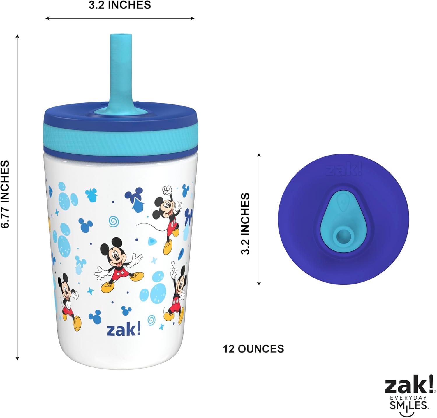 imageZak Designs Bluey Kelso Toddler Cups For Travel or At Home 12oz Vacuum Insulated Stainless Steel Sippy Cup With LeakProof Design is Perfect For Kids Bluey Bingo Grandad MortMickey