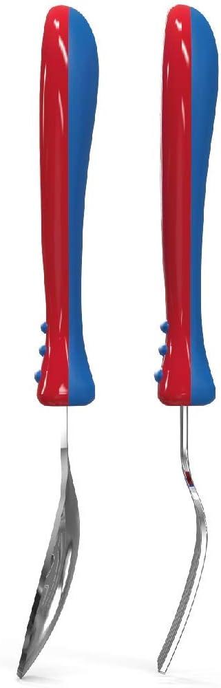 imageZak Designs Bluey Kid Flatware Set with Fun Character Art on Both Utensils Non Slip Fork and Spoon Set is Perfect for Encouraging Picky Eaters to Finish Their Plates 2 pk BPAFreePaw Patrol