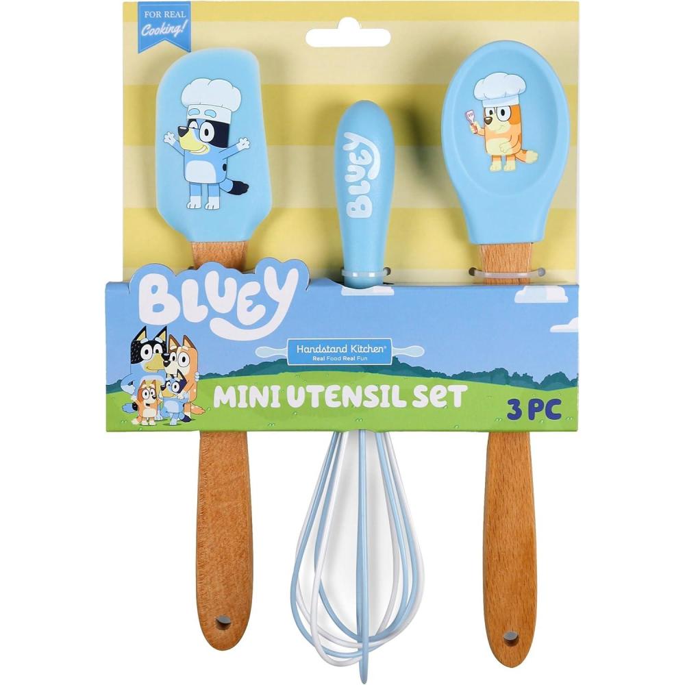 imageHandstand Kitchen Bluey Silicone Baking Utensil Set with 9 Spoon 875 Spatula and 85 Whisk