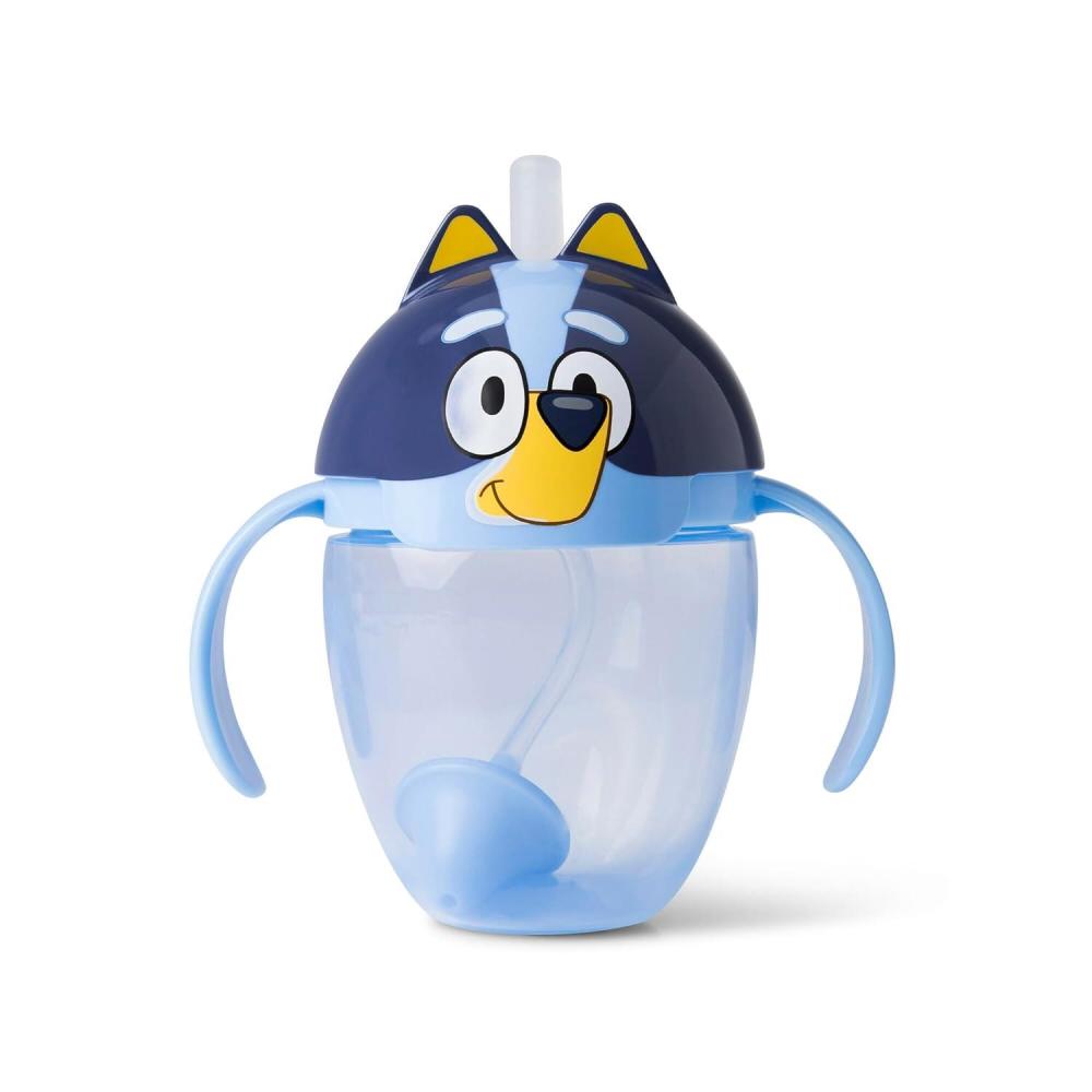 imageThe First Years Bluey Trainer Weighted Straw Cup Toddler Cups with Weighted Straw Baby and Toddler Straw Cup Spill Proof Bluey Toddler Feeding Supplies Ages 6 Months and Up 7 Ounce