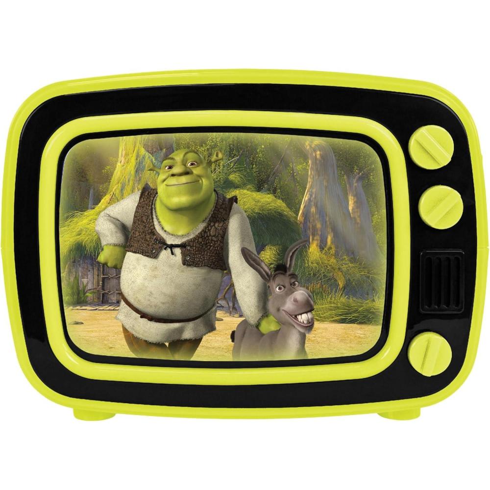 imageUncanny Brands Bluey Retro TV Toaster with Light Up Frame Two Slice Model with Bluey Toast Design Themed Kitchen ApplianceShrek