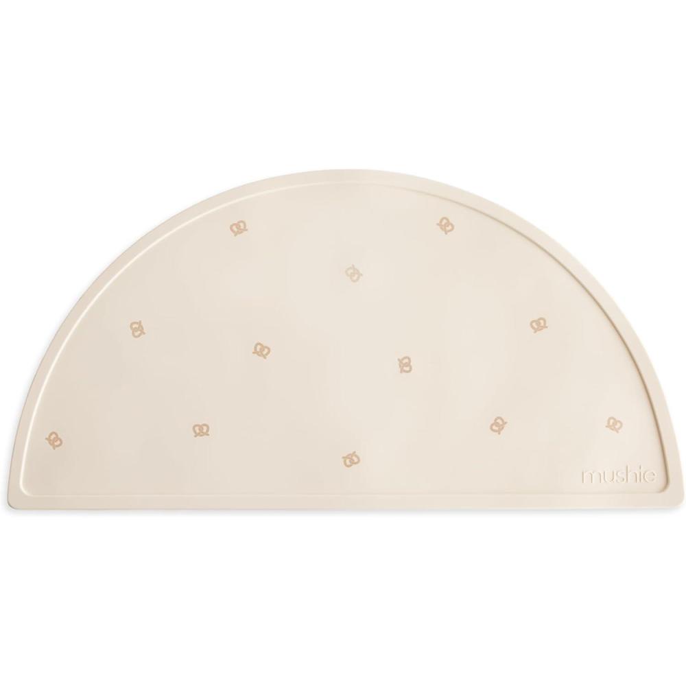 imagemushie x Bluey Silicone Placemat for Kids BPAFree NonSlip Design Bluey IvoryPretzels
