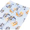 Bluey Boys’ 2-piece Snug-fit Viscose Short-Sleeve Matching Pajama Set, Soft & Cute for Kids(Rain Bluey)