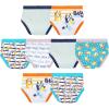 Bluey Boys’ Briefs of 100% Combed Cotton Underwear Briefs, Sizes 18m, 2/3t, 4t, 4, 6, and 8(8-pack Bluey)