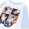 Bluey Girls’ 2-piece Loose-fit Long-Sleeve Matching Pajama Set, Soft & Comfortable for Kids(Bingo Bluey Boxes)