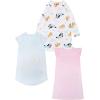 Bluey Girls’ 3-Pack Comfortable Nightgown, Fantasy Gown, Soft & Cute Pajamas for Kids