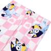 Bluey Girls’ 4-piece Snug-fit Cotton Long-Sleeve Matching Pajama Set, Soft & Cute for Kids(Hi Bluey)