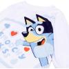 Bluey Unisex Kids’ 2-Piece Loose-fit Long-Sleeve Matching Pajama Set, Soft & Cute for Kids(Bluey Valentine)