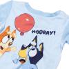 Bluey Unisex Kids’ 4-Piece Snug-fit Cotton Short-Sleeve Matching Pajama Set, Soft & Cute for Kids(Balloon Play)