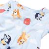 Bluey Unisex Kids’ 4-Piece Snug-fit Cotton Short-Sleeve Matching Pajama Set, Soft & Cute for Kids(Balloon Play)