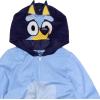 Bluey Unisex Kids’ Hooded Blanket Sleeper, Comfortable Pajama Nightwear, Soft & Cute for Kids(Bluey)