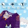 Bluey unisex-child 2-Piece Snug-fit Cotton Holiday Pajama Set, Soft & Cute for Kids(Boo Sisters)