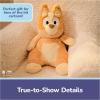 GUND Official Bluey Oh So Snuggly Plush, Bluey Plushies, Stuffed Animal Sensory Toy for Babies and Toddlers, Blue, 12.5”(Bingo)
