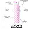 Simple Modern Summit Water Bottle with Straw Lid | Bluey 30oz Leak Proof Stainless Steel Insulated Cup | Gifts for Her Him | Bluey Stripes(Barbie: Checkmate)