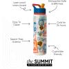 Simple Modern Summit Water Bottle with Straw Lid | Bluey 30oz Leak Proof Stainless Steel Insulated Cup | Gifts for Her Him | Bluey Stripes(DC Comics: Superman Up in the Sky)