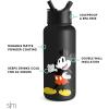 Simple Modern Summit Water Bottle with Straw Lid | Bluey 30oz Leak Proof Stainless Steel Insulated Cup | Gifts for Her Him | Bluey Stripes(-Disney: It’s Me  Mickey)