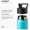 Simple Modern Summit Water Bottle with Straw Lid | Bluey 30oz Leak Proof Stainless Steel Insulated Cup | Gifts for Her Him | Bluey Stripes(-Disney: Minnie Mouse on Blue)