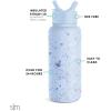 Simple Modern Summit Water Bottle with Straw Lid | Bluey 30oz Leak Proof Stainless Steel Insulated Cup | Gifts for Her Him | Bluey Stripes(-Disney: Minnie Specktacular)