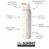 Simple Modern Summit Water Bottle with Straw Lid | Bluey 30oz Leak Proof Stainless Steel Insulated Cup | Gifts for Her Him | Bluey Stripes(-Disney: Winnie the Pooh Doodles)