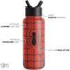 Simple Modern Summit Water Bottle with Straw Lid | Bluey 30oz Leak Proof Stainless Steel Insulated Cup | Gifts for Her Him | Bluey Stripes(Marvel: Spider Armor)