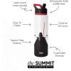 Simple Modern Summit Water Bottle with Straw Lid | Bluey 30oz Leak Proof Stainless Steel Insulated Cup | Gifts for Her Him | Bluey Stripes(Star Wars: The Dark Side)