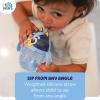 The First Years Bluey Trainer Weighted Straw Cup – Toddler Cups with Weighted Straw – Baby and Toddler Straw Cup Spill Proof – Bluey Toddler Feeding Supplies – Ages 6 Months and Up – 7 Ounce