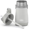 Thermos Baby 10 oz. Stainless Steel Bottle with pop-up straw, Bluey(Gray)
