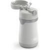 Thermos Baby 10 oz. Stainless Steel Bottle with pop-up straw, Bluey(Gray)