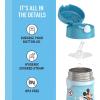 Thermos Baby 10 oz. Stainless Steel Bottle with pop-up straw, Bluey(Mickey and Friends)