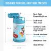 Thermos Baby 10 oz. Stainless Steel Bottle with pop-up straw, Bluey(Mickey and Friends)