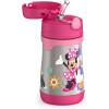 Thermos Baby 10 oz. Stainless Steel Bottle with pop-up straw, Bluey(Minnie Mouse)