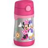Thermos Baby 10 oz. Stainless Steel Bottle with pop-up straw, Bluey(Minnie Mouse)