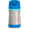 Thermos Baby 10 oz. Stainless Steel Bottle with pop-up straw, Bluey(Ms. Rachel)