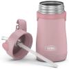 Thermos Baby 10 oz. Stainless Steel Bottle with pop-up straw, Bluey(Rose)
